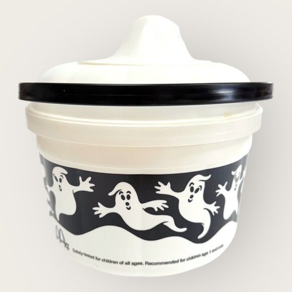 Vintage 1993 McDonalds Happy Meal Ghost Boo Bucket Ghost Cookie Cutter Complete - Picture 3 of 7